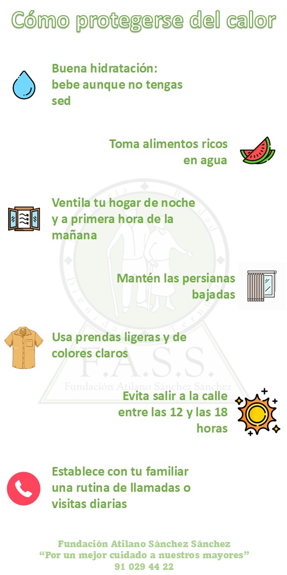 Personas mayores y altas temperaturas Cómo combatir el calor extremo en personas mayores